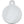 Large Circle Bow & Heart Design Pet Tag