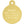 Large Circle Glow in the Dark, Glitter Pet Tag