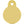 Small Circle Glow in the Dark, Glitter Pet Tag