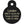 Small Circle Smiley Face Pet Tag