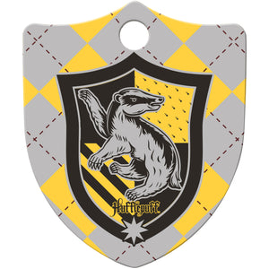 Large Shield Harry Potter Hufflepuff Crest, Pet ID Tag