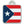 Large Square Puerto Rico Flag Pet Tag