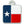 Large Square Texas Flag Pet Tag