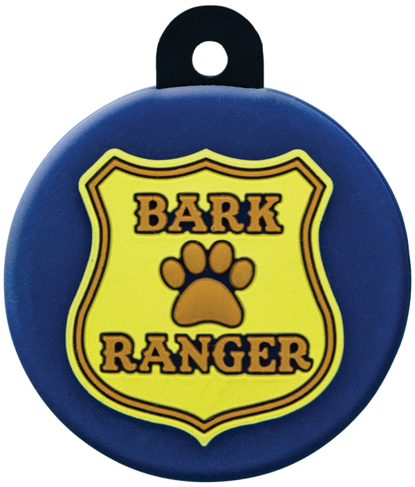 Large Circle "Bark Ranger" Silent Tag Cover