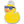Rubber Duck Pet Tag, Joe Cool
