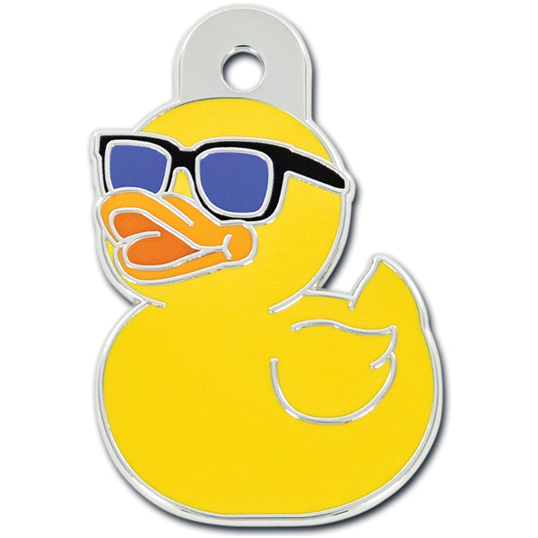 Rubber Duck Pet Tag, Joe Cool