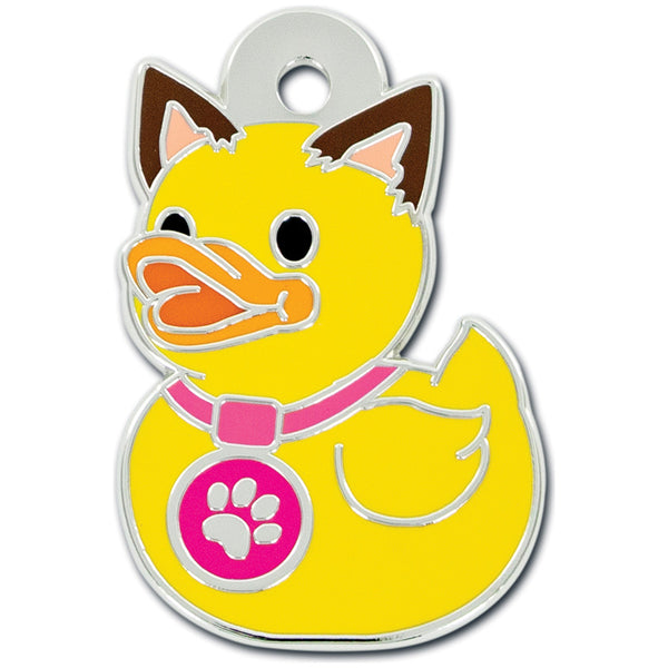 Rubber Duck Pet Tag, Kitten