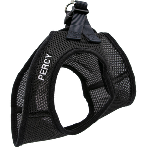 Personalized Mesh Pet Harness Black