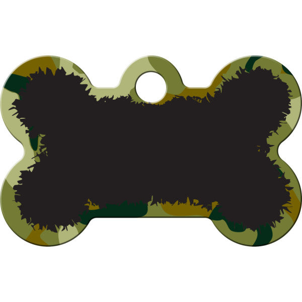 Green Camo Bone Back