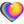 Load image into Gallery viewer, Rainbow Heart Back
