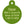 Avocado Pet ID Tag, Large Circle