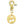 Bone Cut-Out, Gold Tag Charm