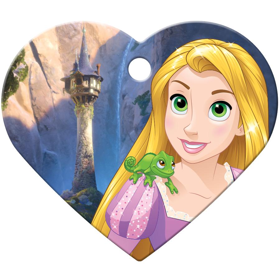Rapunzel Large Heart Disney Princess Pet ID Tag - Tangled