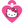 Hello Kitty Pet Tag Small Heart