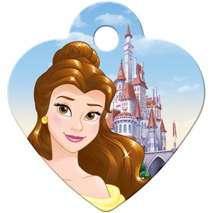 Belle Small Heart Disney Princess Pet ID Tag - Beauty and the Beast