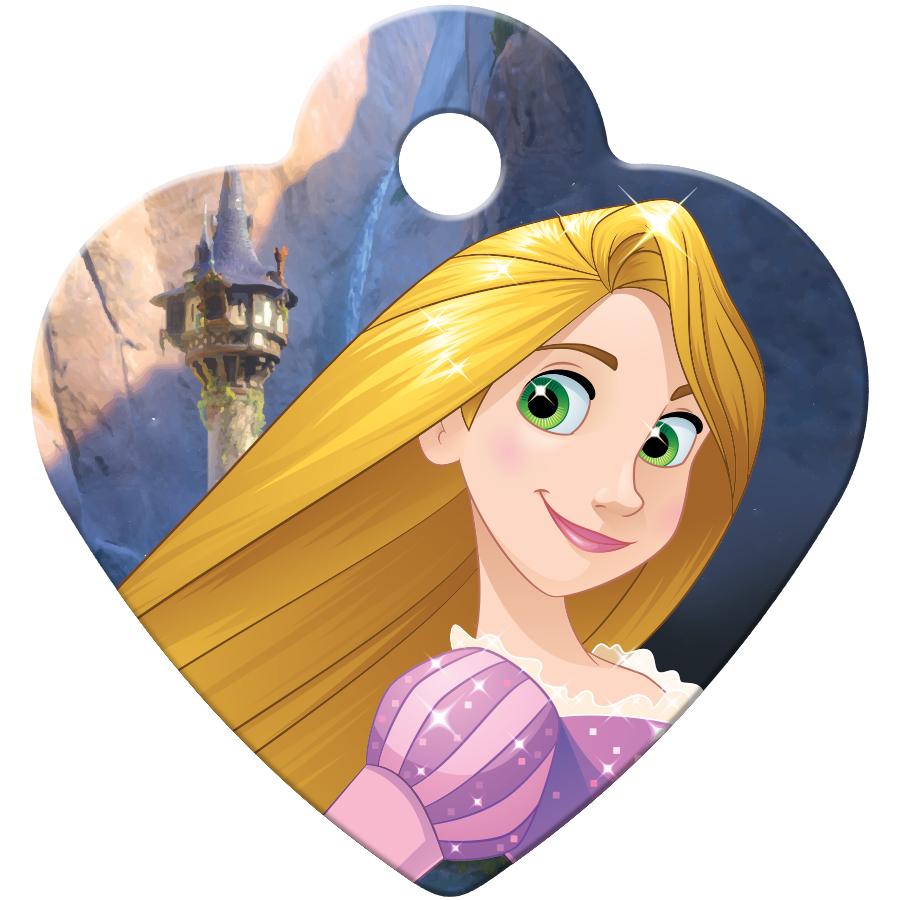 Rapunzel Small Heart Disney Princess Pet ID Tag - Tangled