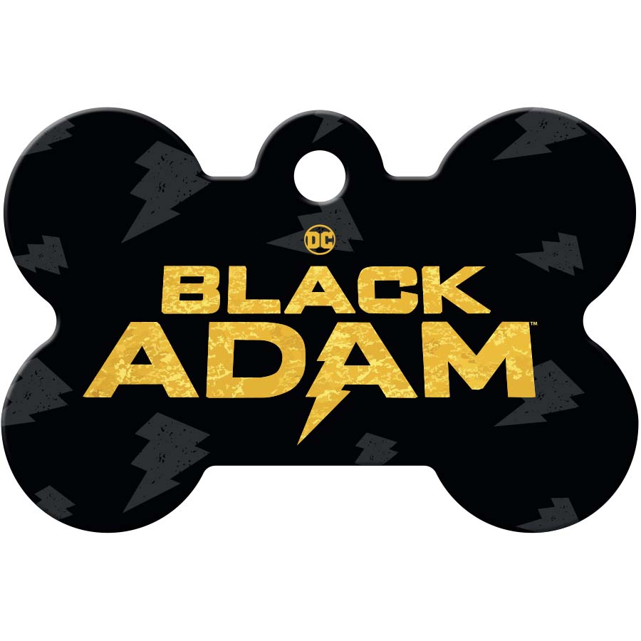 DC Comics Black Adam Medium Bone Pet ID Tag