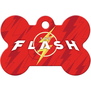 DC Comics The Flash Medium Bone Pet ID Tag