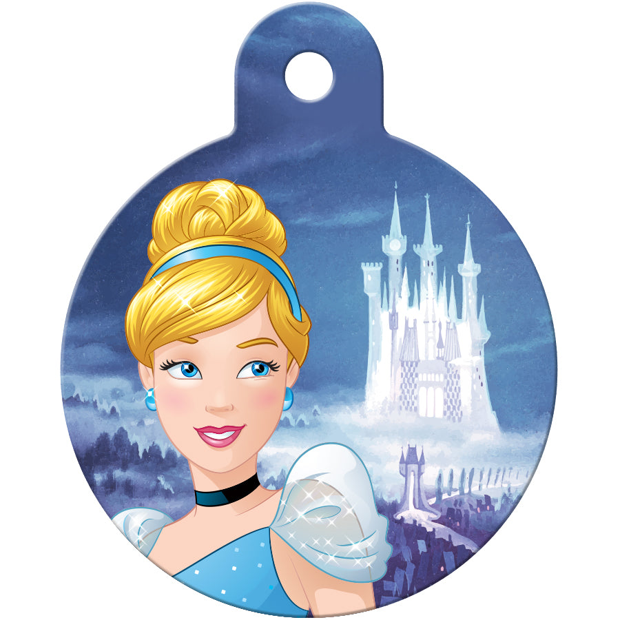 Cinderella Large Circle Disney Princess Pet ID Tag - Cinderella