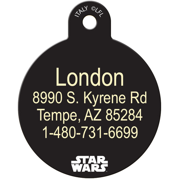 BB8 "This is How I Roll" Large Circle Star Wars Pet ID Tag