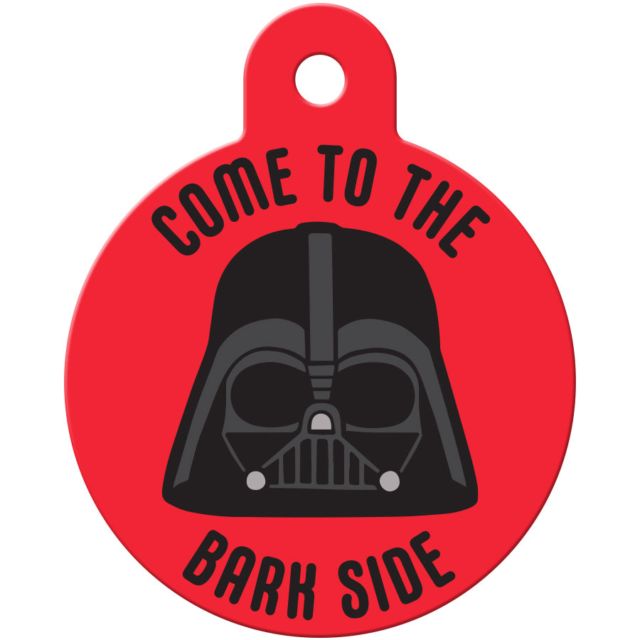 Darth Vader "Come to the Bark Side" Large Circle Star Wars Pet ID Tag