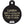 Rebel Princess Leia Large Circle Star Wars Pet ID Tag