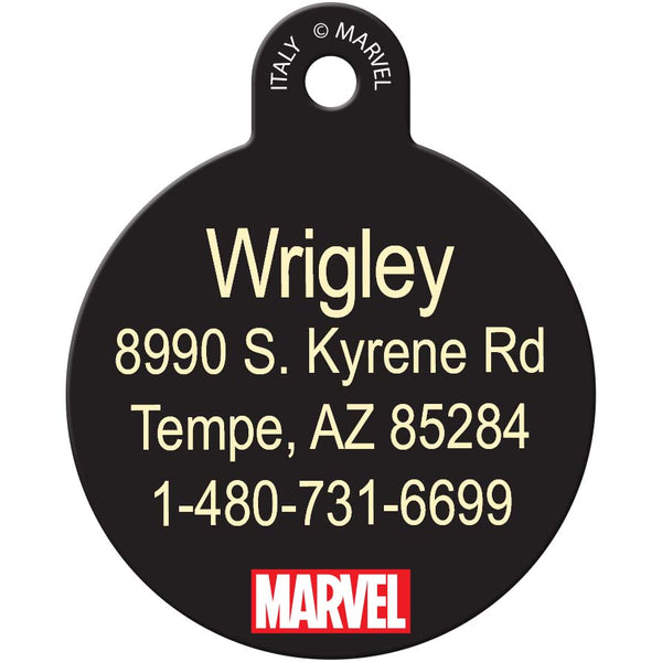MARVEL Black Panther Seal Pet ID Tag, Large Circle
