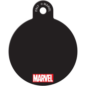 MARVEL Black Panther Wakanda Forever Pet ID Tag, Large Circle