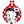 Betty Boop Red Polka Dot Pet ID Tag, Large Circle