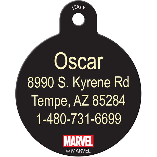 MARVEL Spiderman Eyes Marvel Pet ID Tag, Large Circle