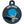 Load image into Gallery viewer, DC Friends Batman Large Circle Pet ID Tag
