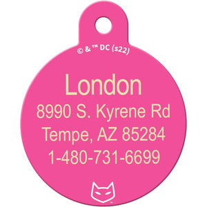DC Friends Catwoman Large Circle Pet ID Tag