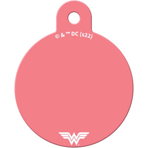DC Friends Wonder Woman Large Circle Pet ID Tag