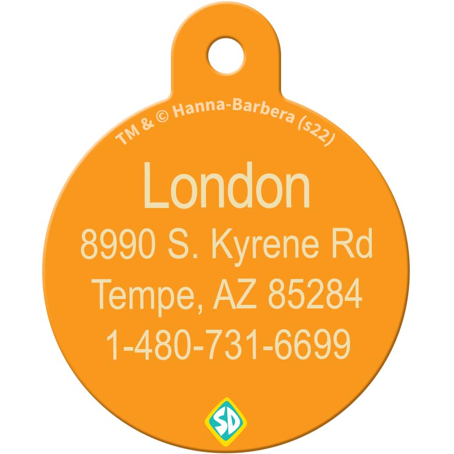 Scooby-Doo Van Large Circle Pet ID Tag by Quick-Tag