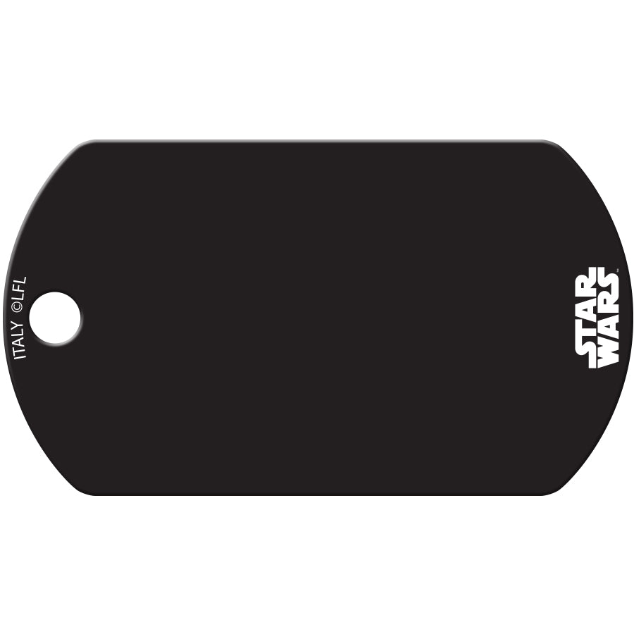 Baby Yoda with logo Large Military Star Wars Pet ID Tag