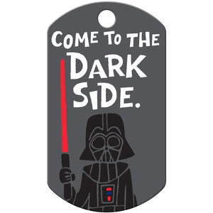 Darth Vader "Come to the Dark Side" Large Military Star Wars Pet ID Tag