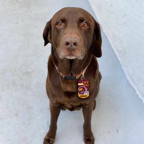 Washington Commanders Dog Tag, Military Shape