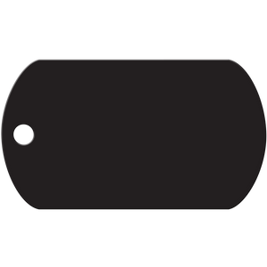 Black Military Tag Back