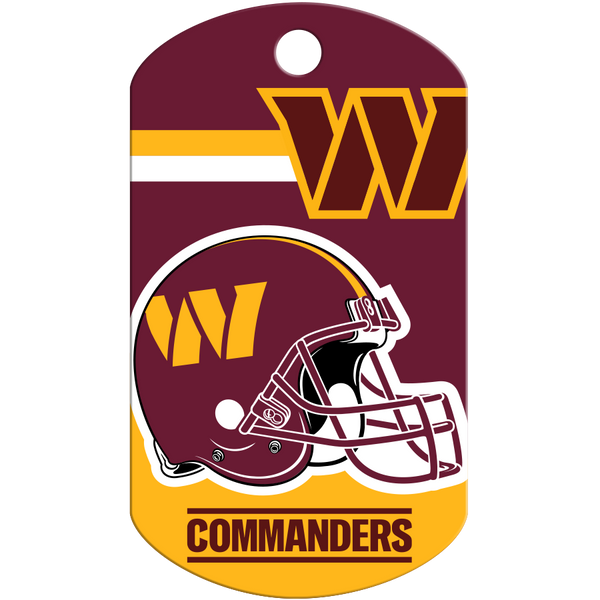 Washington Commanders Dog Tag, Military Shape