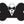 Black Tuxedo Epoxy Medium Bone Pet ID Tag