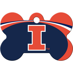 Illinois Fighting Illini Dog Tags