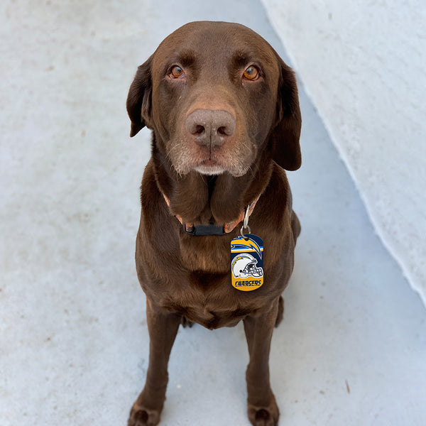 Los Angeles Chargers Military Dog Tag, Military Shape