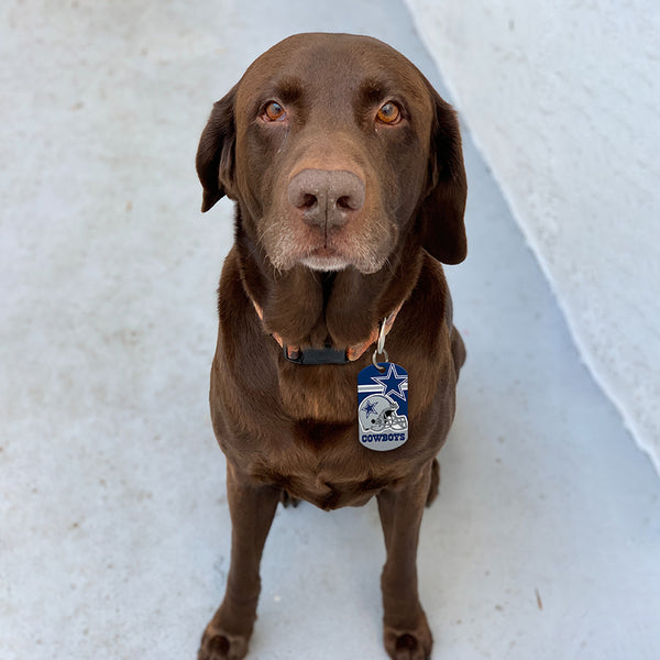 Dallas Cowboys Dog Tag, Military Shape