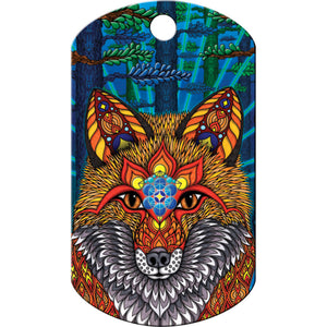 Phil Lewis Electric Fox Dog Tag, Military Shape