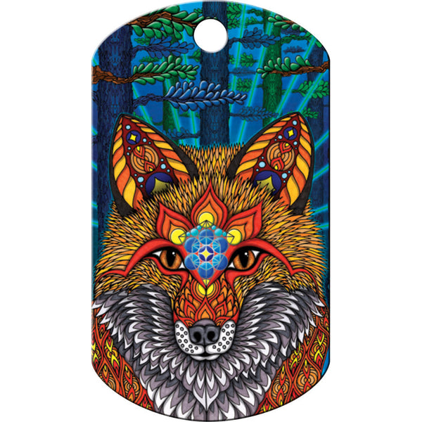 Phil Lewis Electric Fox Dog Tag, Military Shape