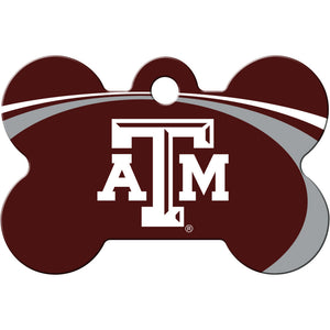 Texas A&M Aggies Dog Tag, Medium Bone