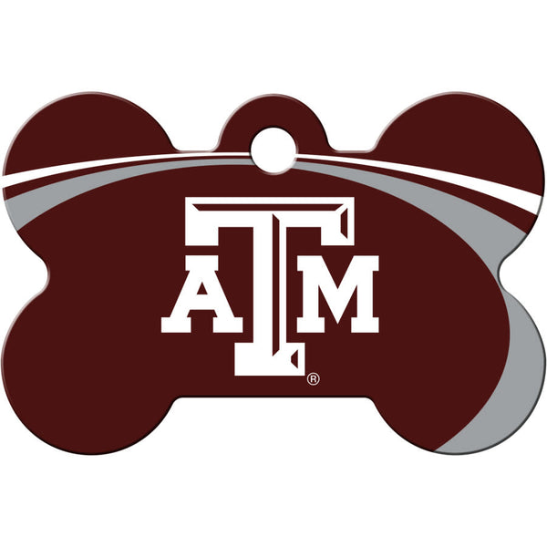 Texas A&M Aggies Dog Tag, Medium Bone