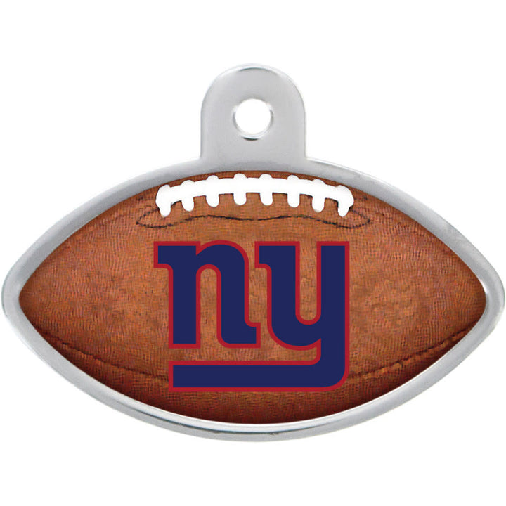 New York Giants Dog Tag, Football Shape