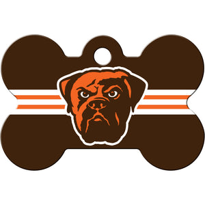 Cleveland Browns Dog Tag, Medium Bone