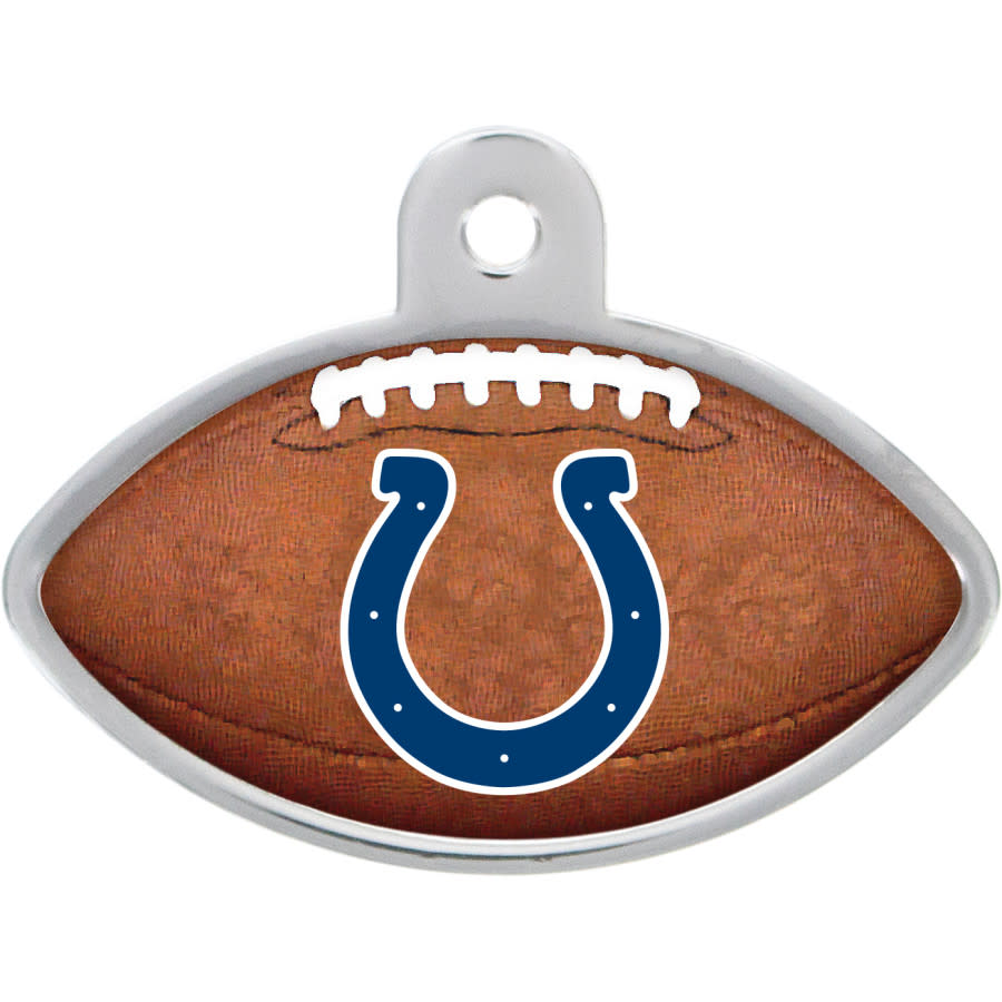 Indianapolis Colts Dog Tag, Football Shape